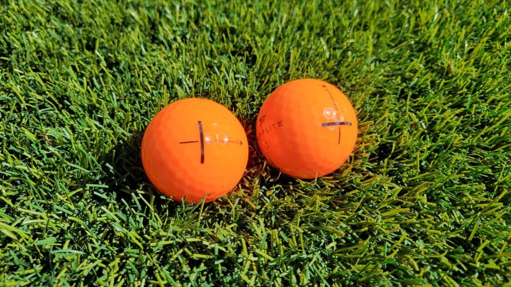 Neon Orange Golf Balls